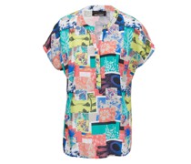 Bluse mischfarben