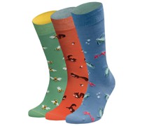 Socken mischfarben