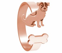 Ring 'Terrier Hund Knochen'
