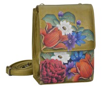 Umhängetasche Dreamy Floral (Handbemaltes Leder) mischfarben