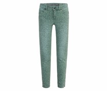Jeans Mi:ra mit Leo Print