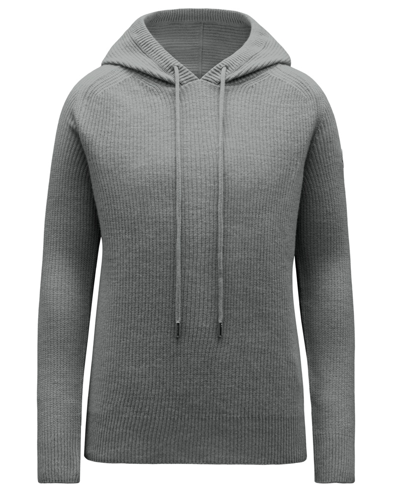 Moncler Damen Kapuzenjacke aus Wolle und Kaschmir