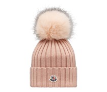 Beanie mit Pompon