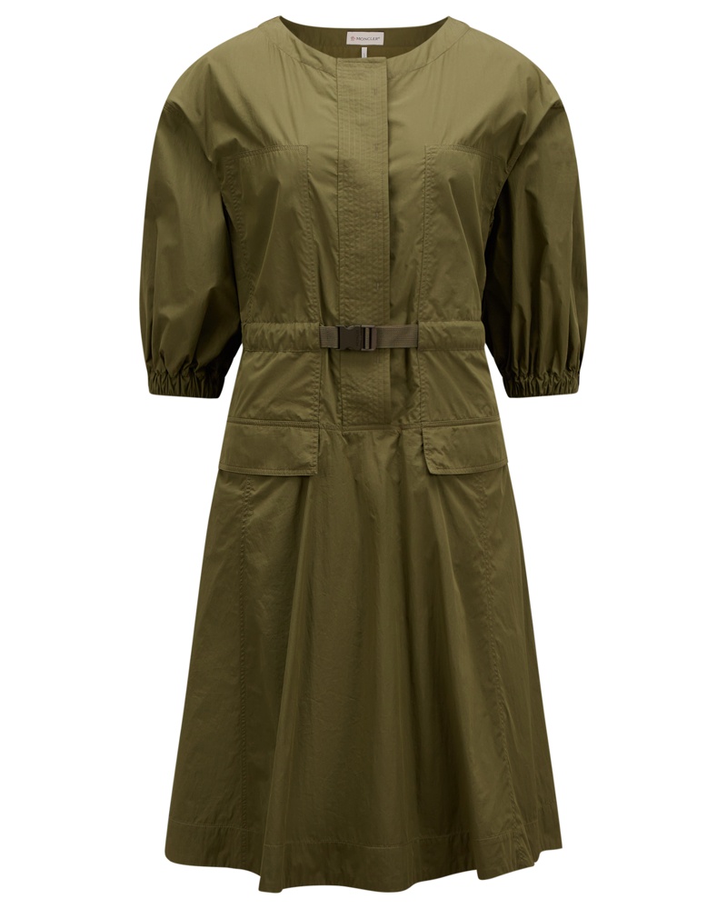 Moncler Damen Kleid aus Baumwollpopeline