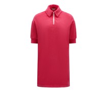 Poloshirt-Kleid aus Frottee