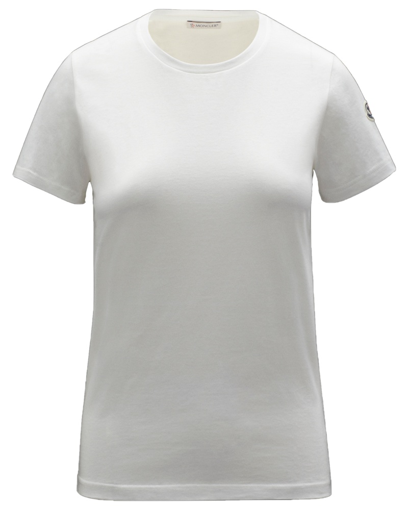 Moncler Damen T-Shirt aus Baumwolljersey