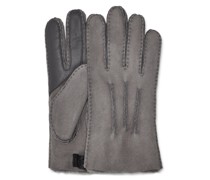 Contrast Sheepskin Tech Handschuhe Grey