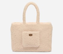 Adrina Sherpa-Tote White
