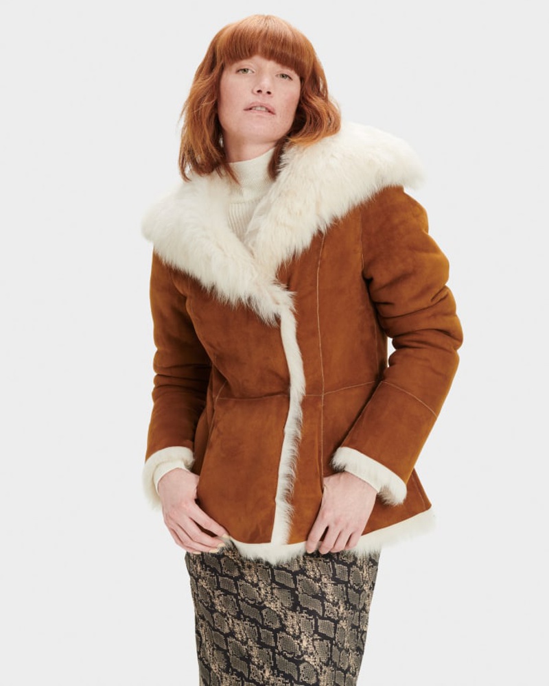 UGG Damen Karlene ToscanaJackefürDaen Brown