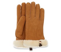 Shorty Glove With Leather Tri Handschuhe Brown