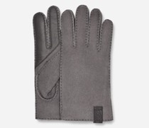 Handschuhe aus ammfe mit Überwendingsstichen Grey