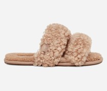 Maxi Curly Scuffetta Hausschuh Beige