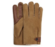 Sheepskin Side Tab Tech Handschuhe Brown