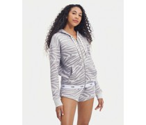 Sena Top mit Print Coudy Grey Zebra