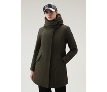 Damen Langer Military Parka 3-in-1 aus Eco Ramar Grün