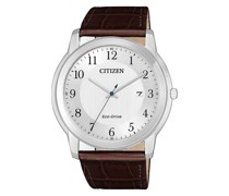 Herrenuhr Leder Sport Eco Drive AW1211-12A