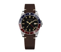 Herrenuhr Brown Sugar Flat Iron GMT