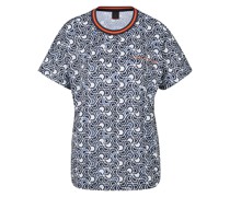 FIRE+ICE Funktions-Shirt Dina für Damen - Navy-Blau/Weiß