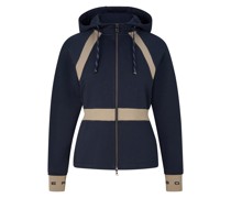 Sweatjacke Cadis für Damen - Navy-Blau/Beige