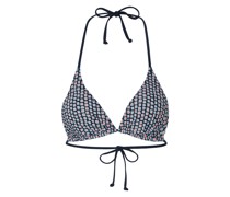 FIRE+ICE Triangel Bikini-Top Gaby für Damen - Navy-Blau/Orange