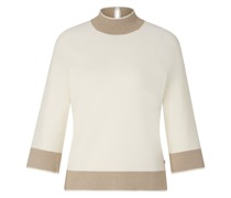 Pullover Magda für Damen - Off-White/Camel