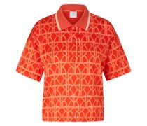 Polo-Shirt Drew für Damen - Koralle