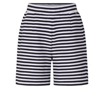 Shorts Loro für Damen - Navy-Blau/Weiß