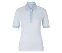 Polo-Shirt Wendy für Damen - Hellblau/Off-White