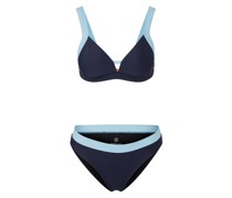 FIRE+ICE Bikini-Set Corry für Damen - Navy-Blau/Hellblau