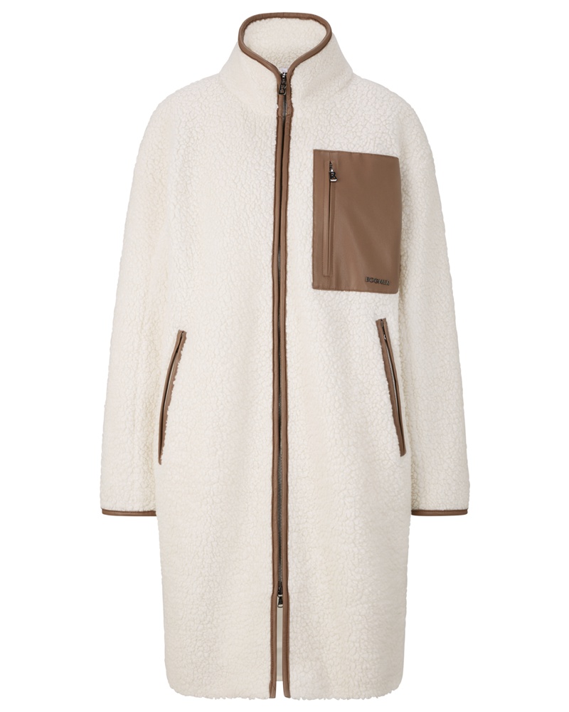Bogner Damen Teddy-Mantel Nani für Damen Off-White