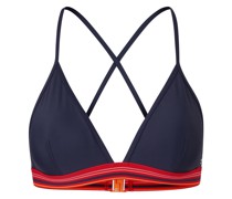 FIRE+ICE Bikini-Top Hanka für Damen - Navy-Blau/Rot