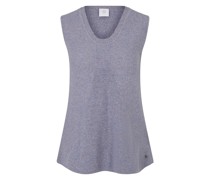 Schurwoll-Pullunder Mella für Damen - Flieder/Blau meliert