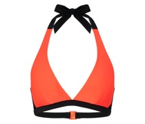 FIRE+ICE Bikini-Top Jasmin für Damen - Koralle/Schwarz