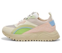 Sneaker New Malaga für Damen - Beige/Rosé/Grün