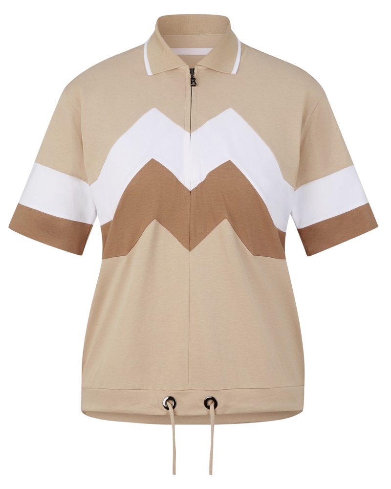 Bogner Damen Polo-Shirt Anabel für Damen Beige/Camel/Weiß