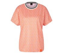 FIRE+ICE T-Shirt Dina für Damen - Orange/Weiß