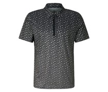 Funktions-Polo-Shirt Amiro für Herren - Schwarz/Grau