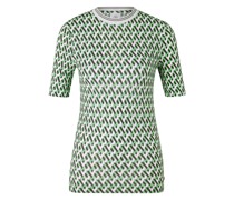 Shirt Alene für Damen - Grün/Weiß