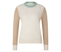 Kaschmir-Pullover Selda für Damen - Off-White/Beige