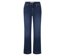 7/8-Flared Fit Jeans Julie für Damen - Dark Denim Blue