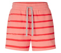 FIRE+ICE Sweat-Shorts Carline für Damen - Apricot/Rot
