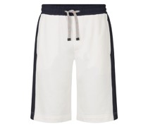 FIRE+ICE Sweat-Shorts Lyas für Herren - Off-White/Navy-Blau