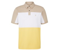 Polo-Shirt Timo für Herren - Beige/Weiß/Gelb