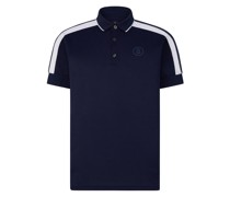 Funktions-Polo-Shirt Claudius für Herren - Navy-Blau/weiß