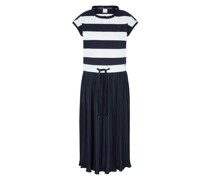 Jerseykleid Ira für Damen - Navy-Blau/Weiß