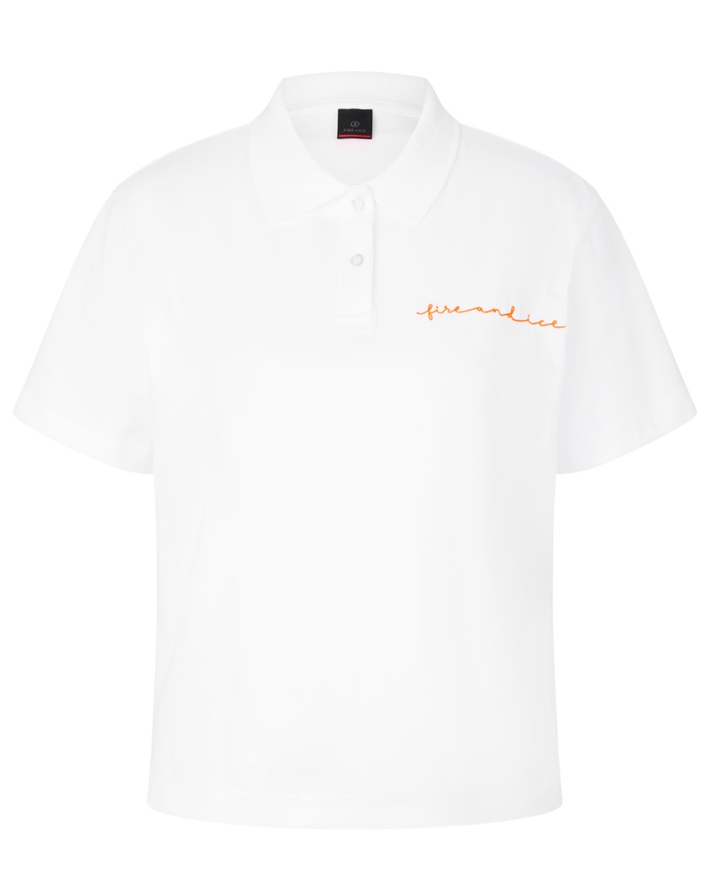 Bogner Fire & Ice Damen FIRE+ICE Polo-Shirt Charlott für Damen Weiß
