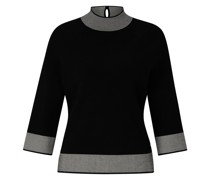 Pullover Magda für Damen - Schwarz/Weiß