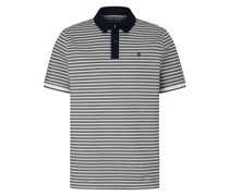 Polo-Shirt Timo für Herren - Navy-Blau/Weiß