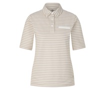 Polo-Shirt Peony für Damen - Beige/Weiß