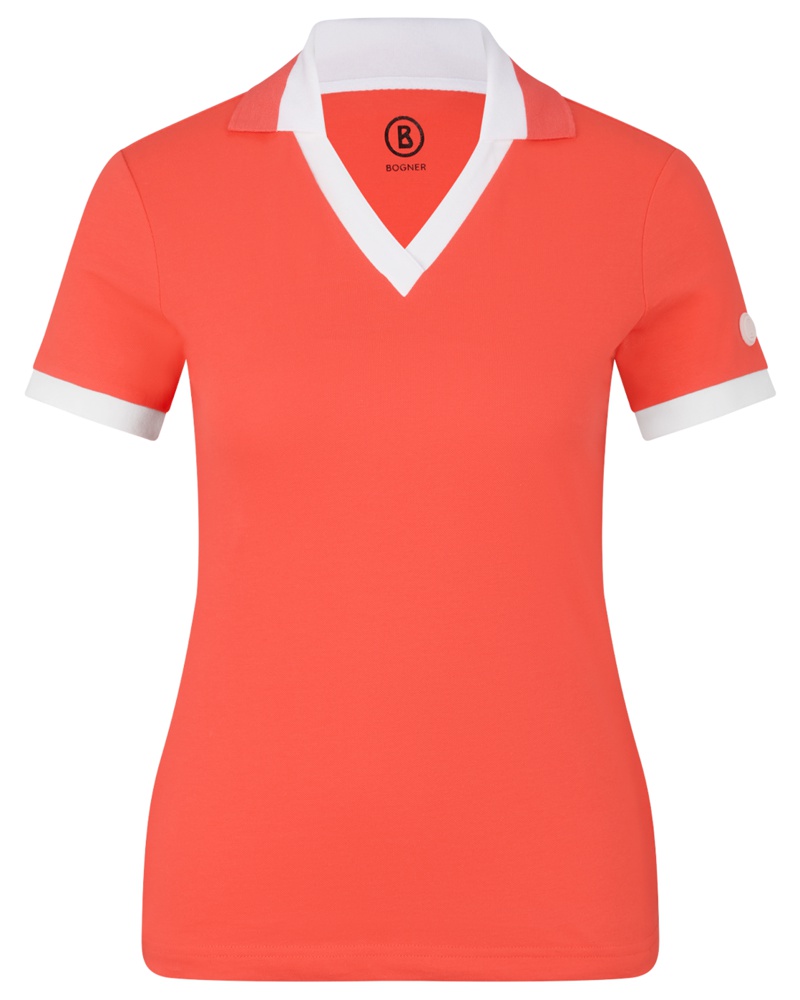 Bogner Damen Funktions-Polo-Shirt Luma für Damen Koralle